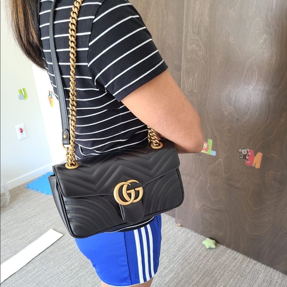🚫SOLD🚫 Gucci GG Marmont small matelassé shoulder bag - Picture 3 of 12